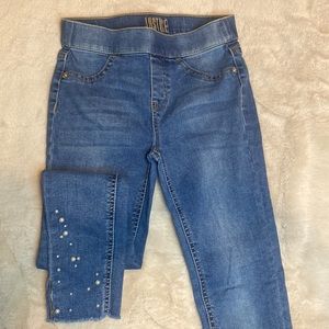 Girl’s Justice Jeans w/Beaded Detail
